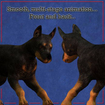 Second Life Marketplace - *TT* Animated Guard Puppy - Doberman - V4