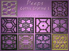 Peeps Textures Gothic Grating 1
