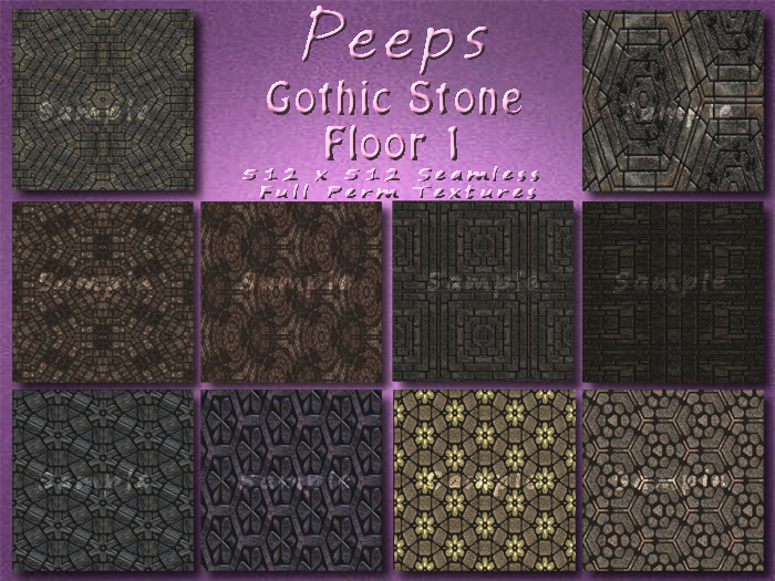 Peeps Textures Gothic Stone Floor 1