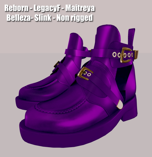 !!! Revna !!! 500F Shoe Purple Polish
