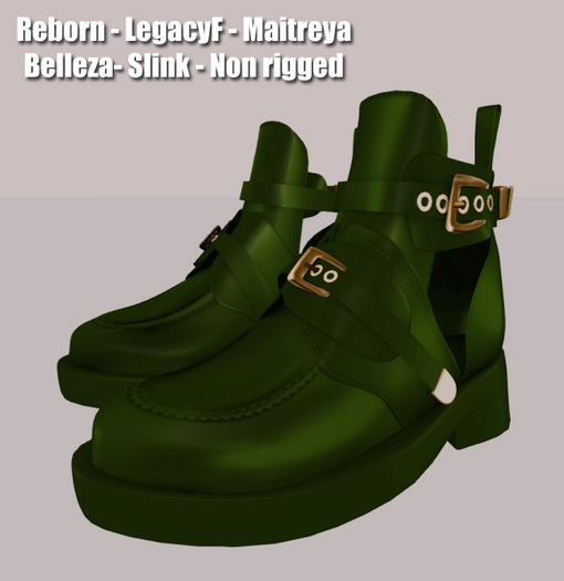 !!! Revna !!! 500F Shoe Green Polish
