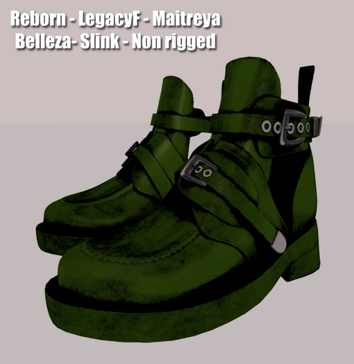 !!! Revna !!! 500F Shoe Green Leather