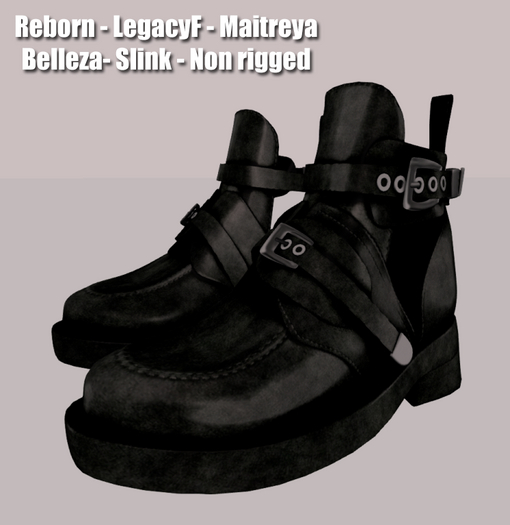 !!! Revna !!! 500F Shoe Black  Leather