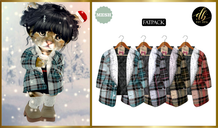 *DB* DINKIES ENID WINTER COAT* FATPACK