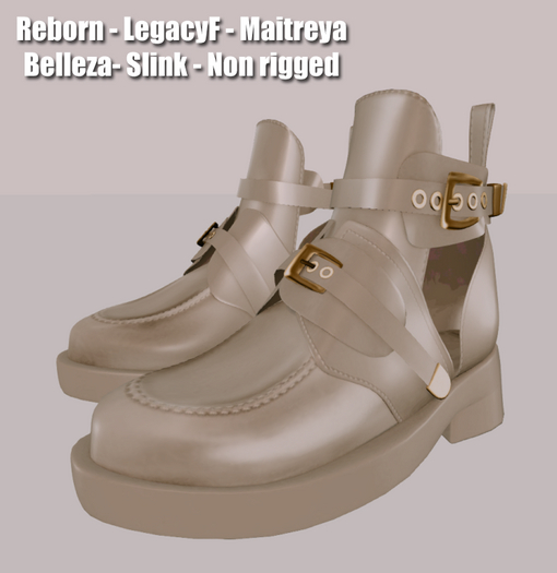!!! Revna !!! 500F Shoe Beige Polish