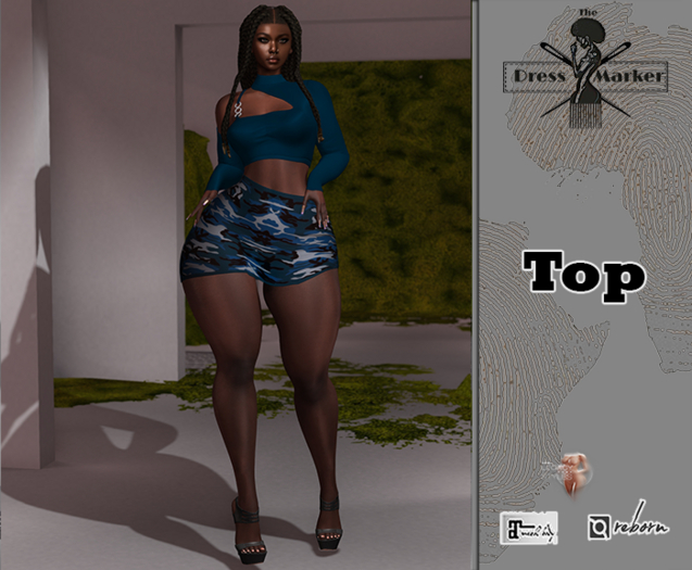 ~ DM ~ VICTONY Top - blue