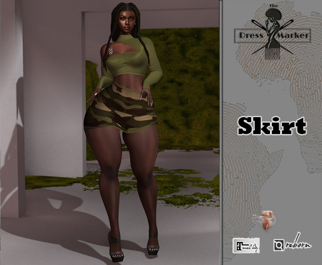 ~ DM ~ VICTONY Skirt  - camo
