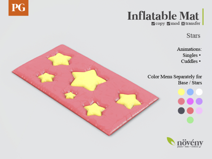 Noveny - Inflatable Mat - Stars (PG)