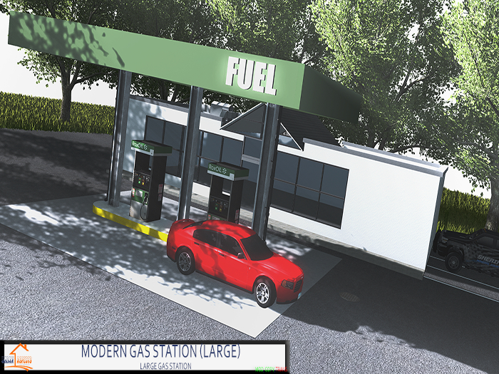 [UA] Modern Gas Station