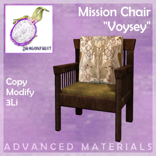 DRAGONFRUIT -  Mission Chair   Voysey 