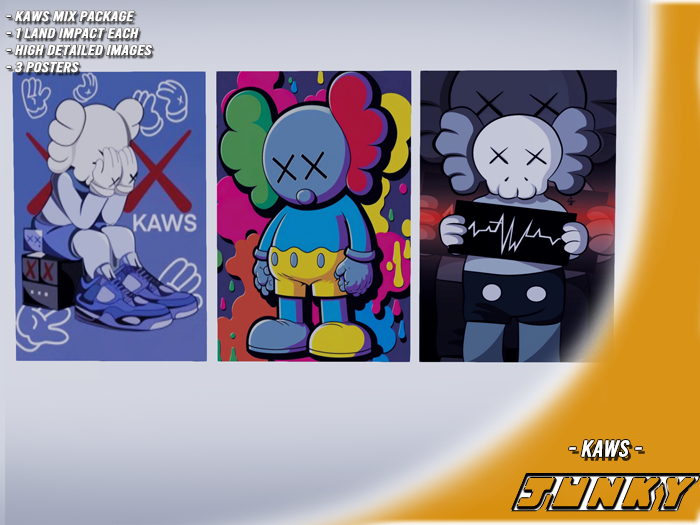 Junky - Kaws Posters