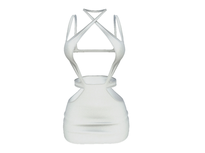 REVOLUTION - Bailey Dress (White)