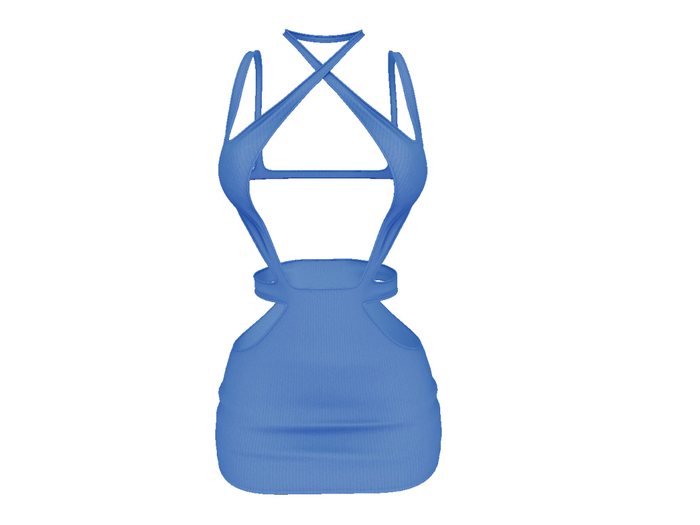 REVOLUTION - Bailey Dress (Periwinkle)