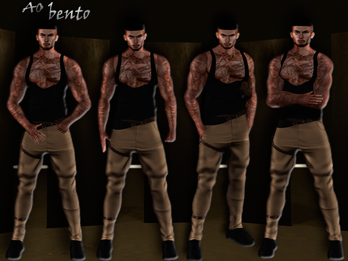 Second Life Marketplace - [A] - Ares - Realistic male Bento AO Animations