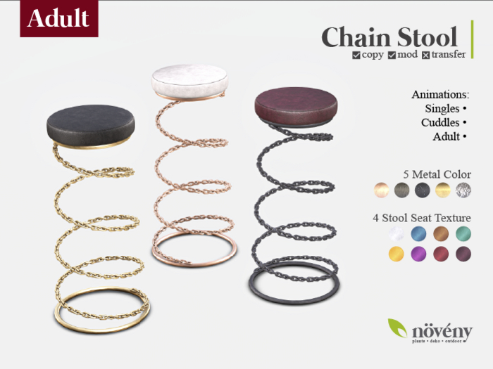 Noveny - Chain Stool - Adult