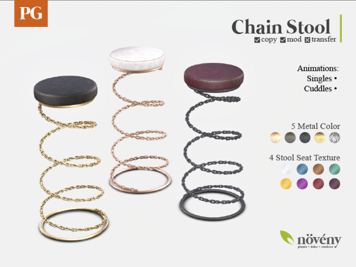 Noveny - Chain Stool - PG