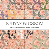 Sphynx Blossom Seamless Textures