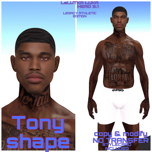 tony shape//