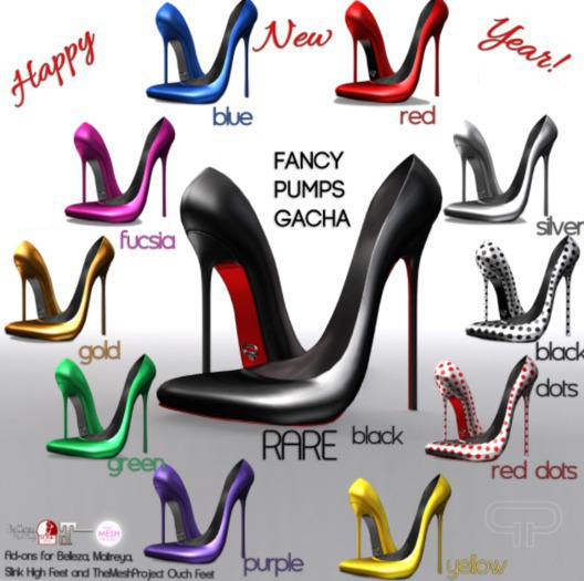 Pure Poison - Fancy Pumps Black - Slink - RARE [BOXED]