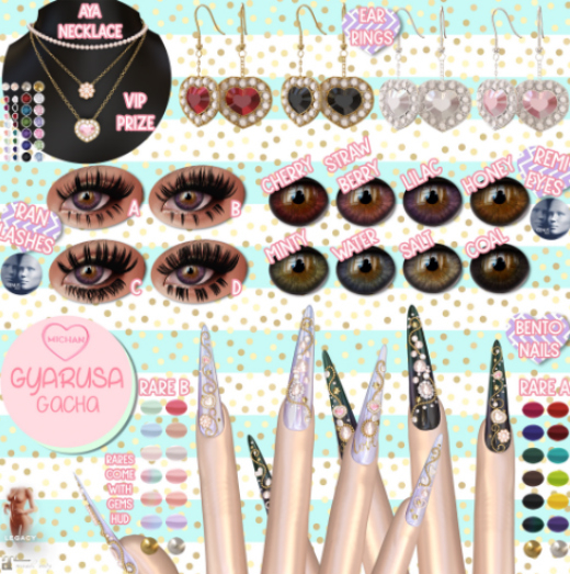 MICHAN - Gyarusa Gacha - Ran Lashes D [Genus]