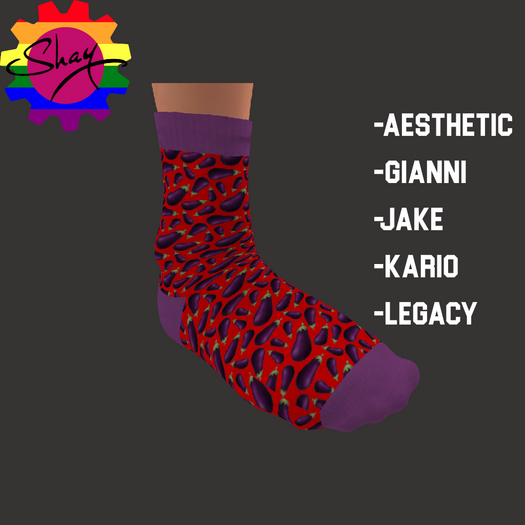 Eggplants Socks
