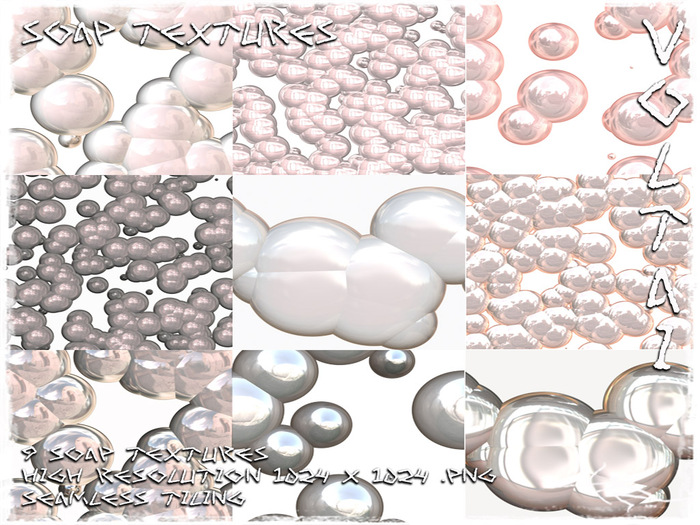Voltai Soap Textures - Bubble Textures 