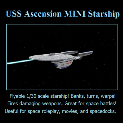 USS Ascension MINI Starship boxed