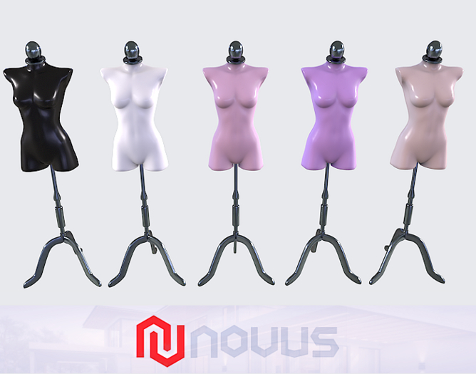Female Torso Mannequin - Deluxe {Mesh}