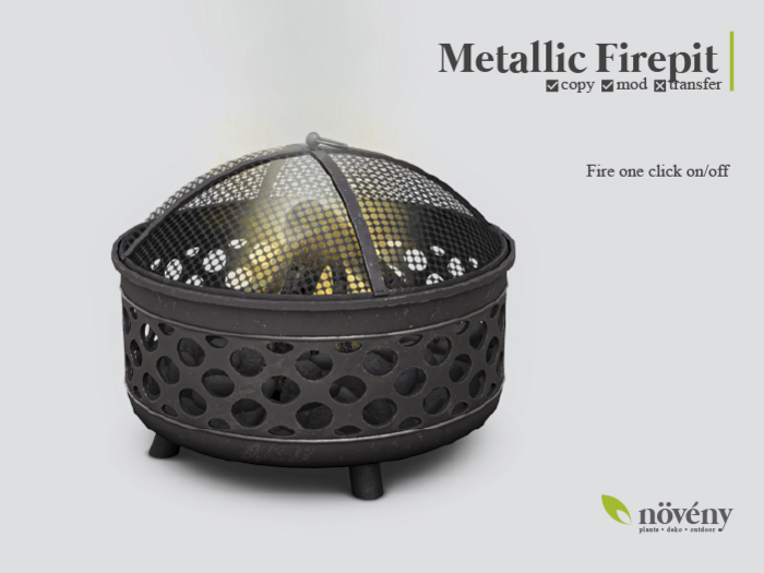 Noveny - Metallic Firepit - RezzMe