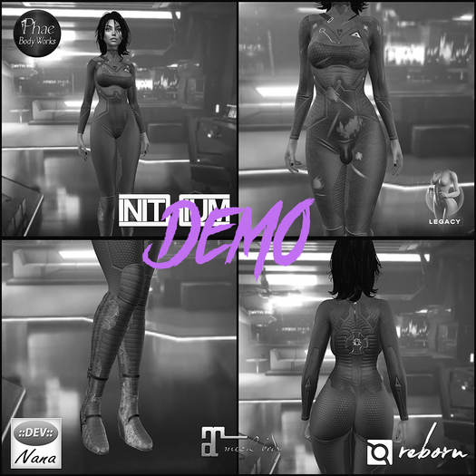 PBW Net Wanderer Cyber SciFi Body Suit with Boots DEMO (Boxed)