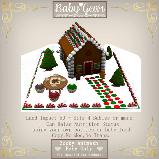 Animesh Zooby Gingerbread House Set (Boxed)