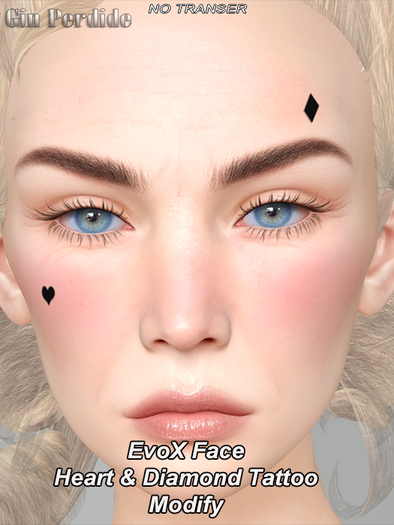 EvoX Rococo Face Heart & Diamond 