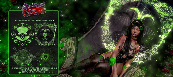 EMOTIONAL CIRCUS "Theodora HALO AND EFFECTS"