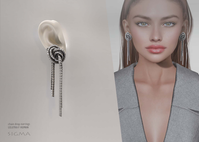 SIGMA Chain drop earrings 