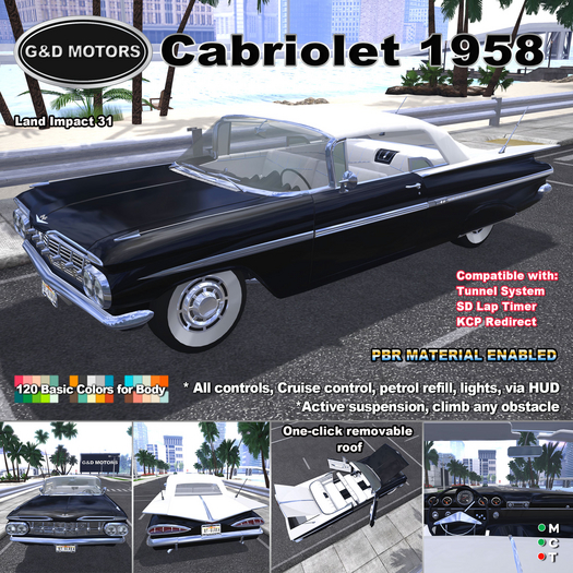 G&D MOTORS Cabriolet 1958
