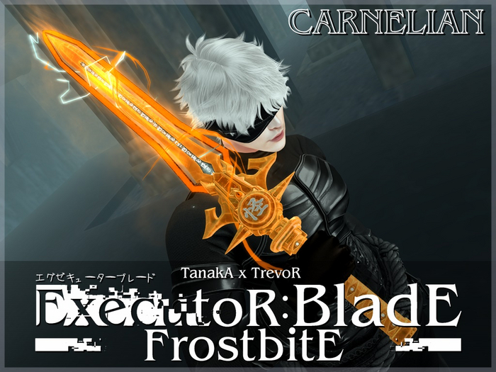 [TANAKA x TREVOR] - EXECUTOR BLADE: FROSTBITE - (CARNELIAN)