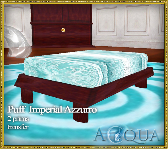 puff imperial (azzurro)