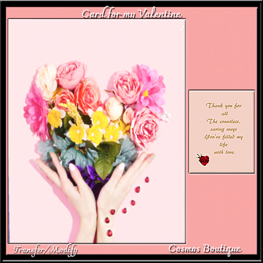 Card for my Valentine (BOX)