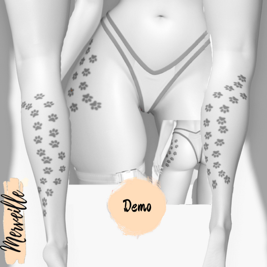Merveille- Paw Prints- Lower Body- Demo