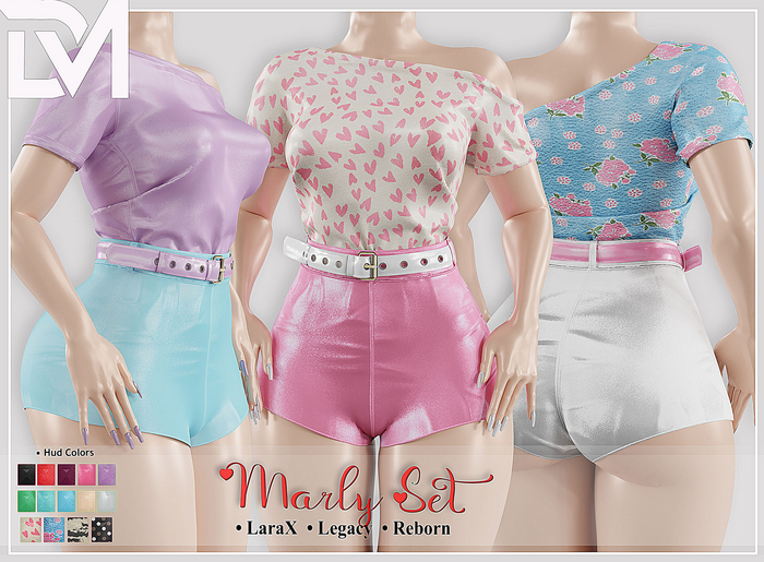 DM:: Marly  Set - LaraX/Legacy/Reborn