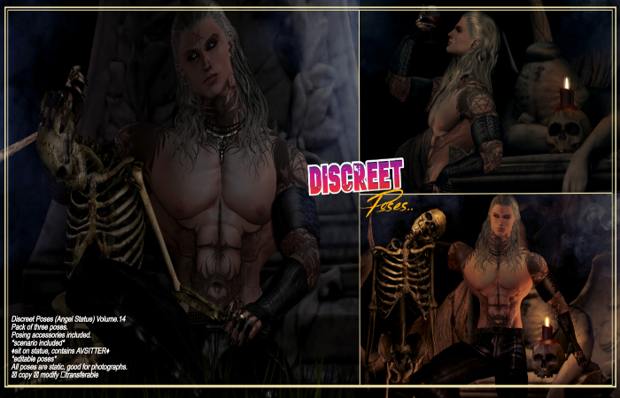 Discreet Poses (Angel Statue) Volume.14