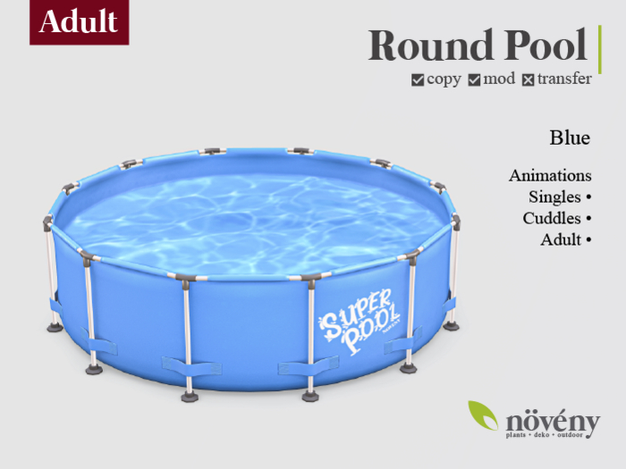 Noveny - Round Pool - Blue (A)