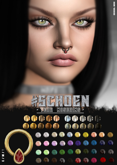 #SCHOEN - Tear  Nosering - Unrigged
