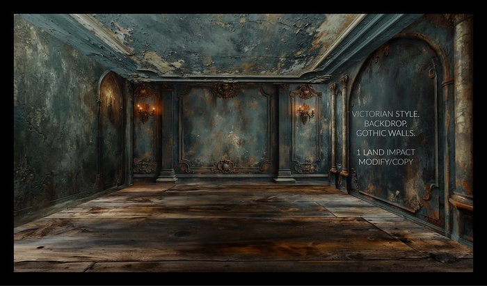 VictorianStyle. Backdrop. gothic walls. 