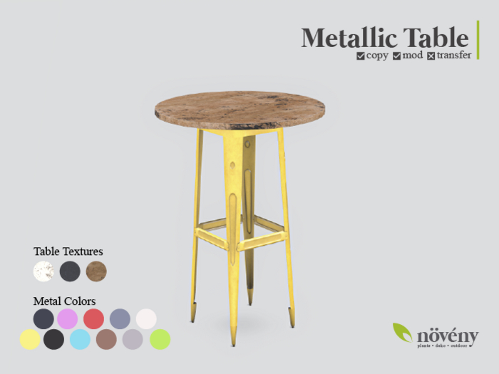 Noveny - Metallic Table - RezzMe