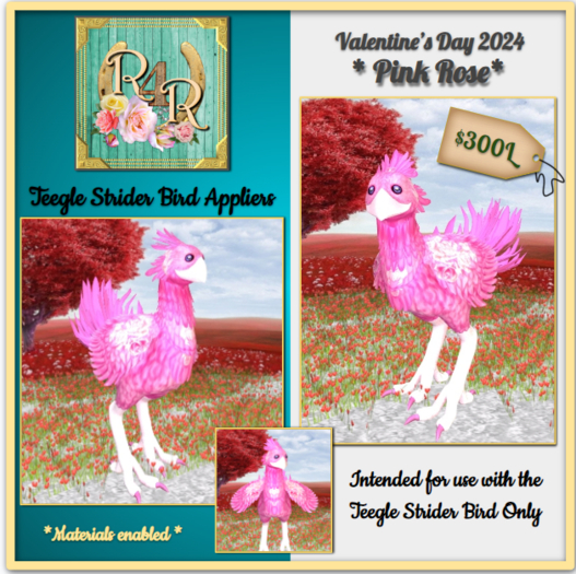 R4R ~ Delivery Box * Pink Rose Strider * (add me)