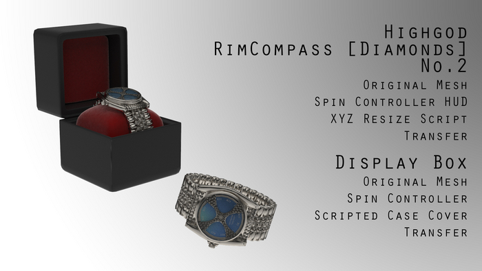 Highgod RimCompass No.2 Platinum [Diamonds]