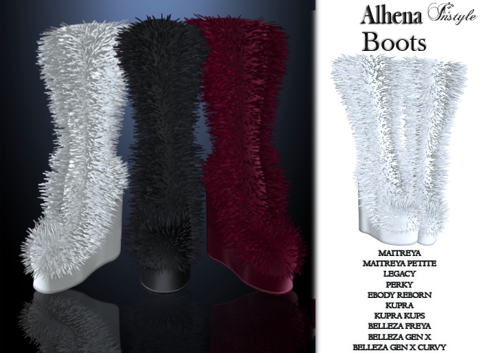 InStyle Fur boots - White