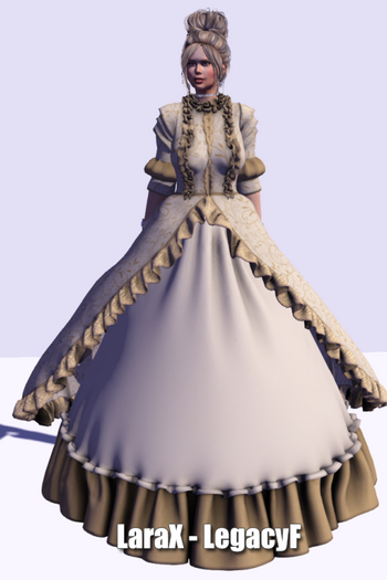 !!! Revna !!! 510 Rococo Dress Beige
