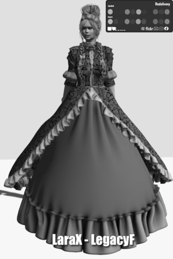 !!! Revna !!! 510 Rococo Dress DEMO